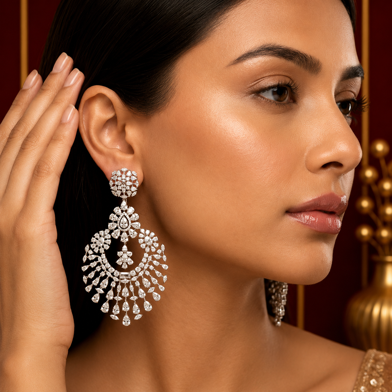 Diamond earrings