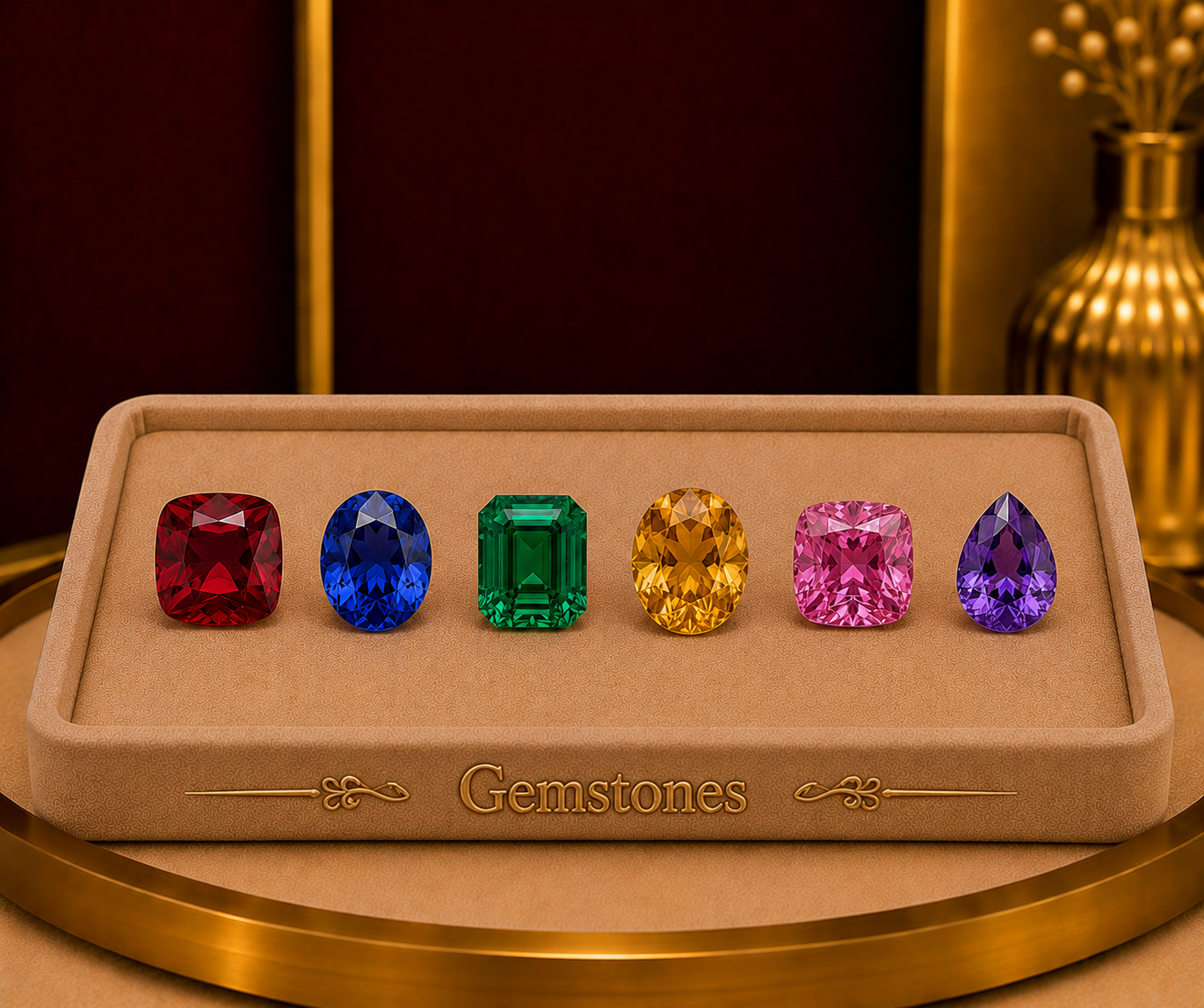 Exquisite gemstone collection