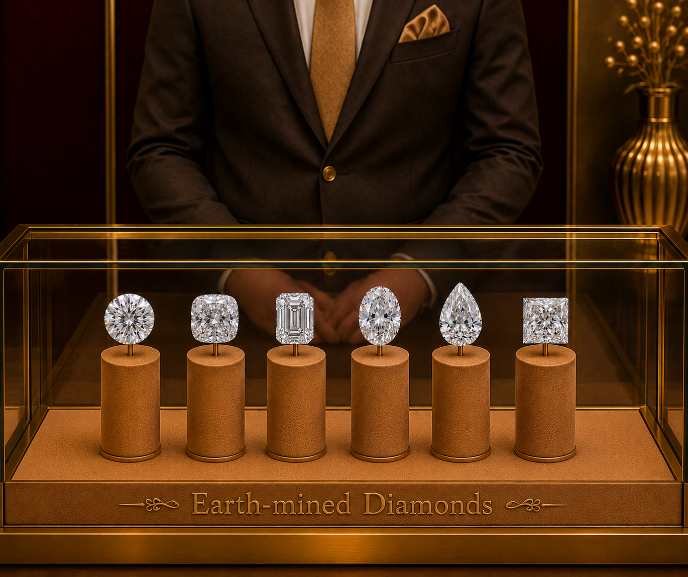 Certified natural diamonds