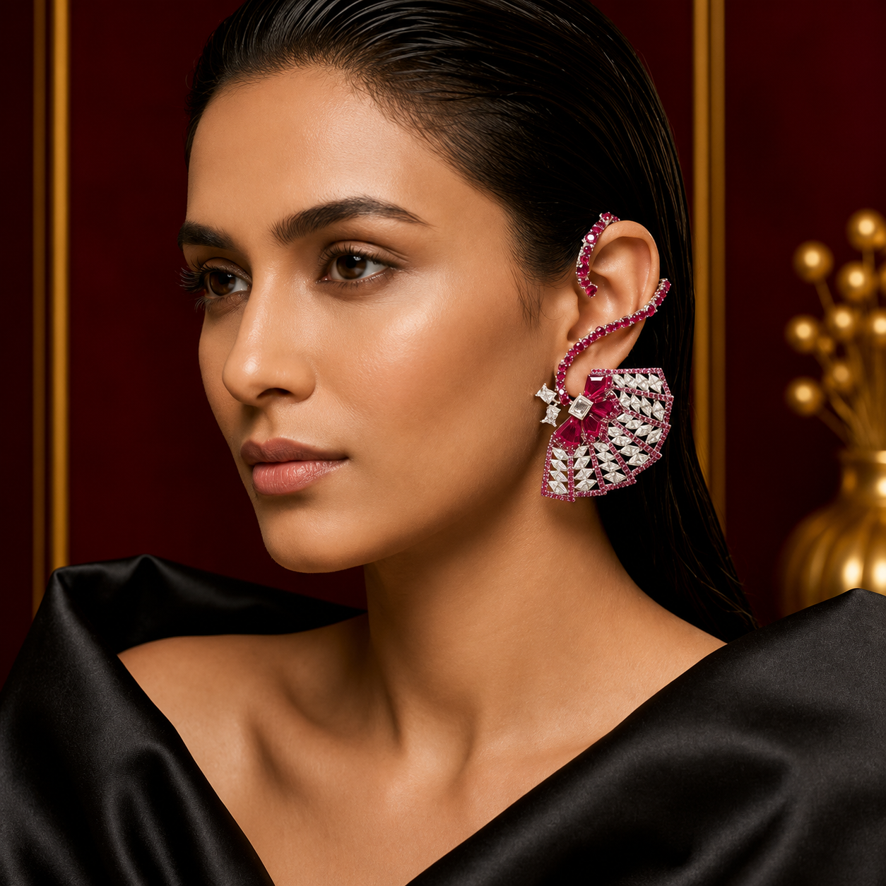 Gemstone earrings