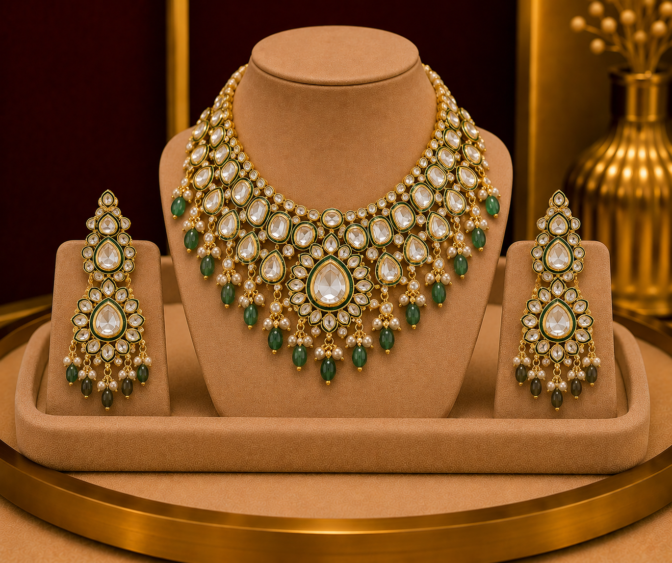 Kundan and Polki jewellery